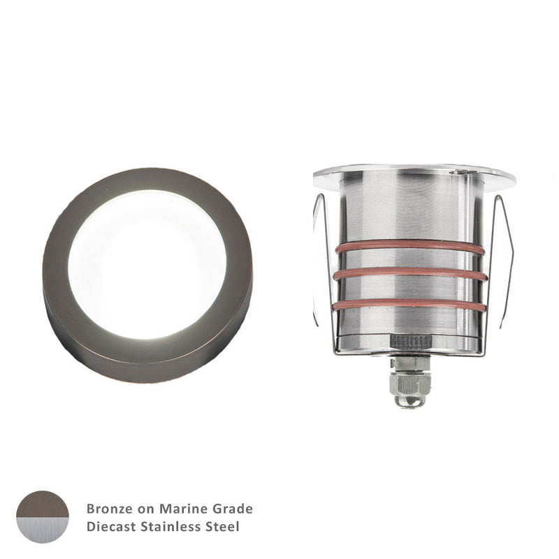 W.A.C. Lighting 2011-30BS LED Indicator Light, Bronzed Stainless Steel