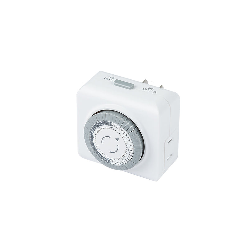 W.A.C. Lighting 9000-MTI-WT Power Supply Mechanical Timer, White