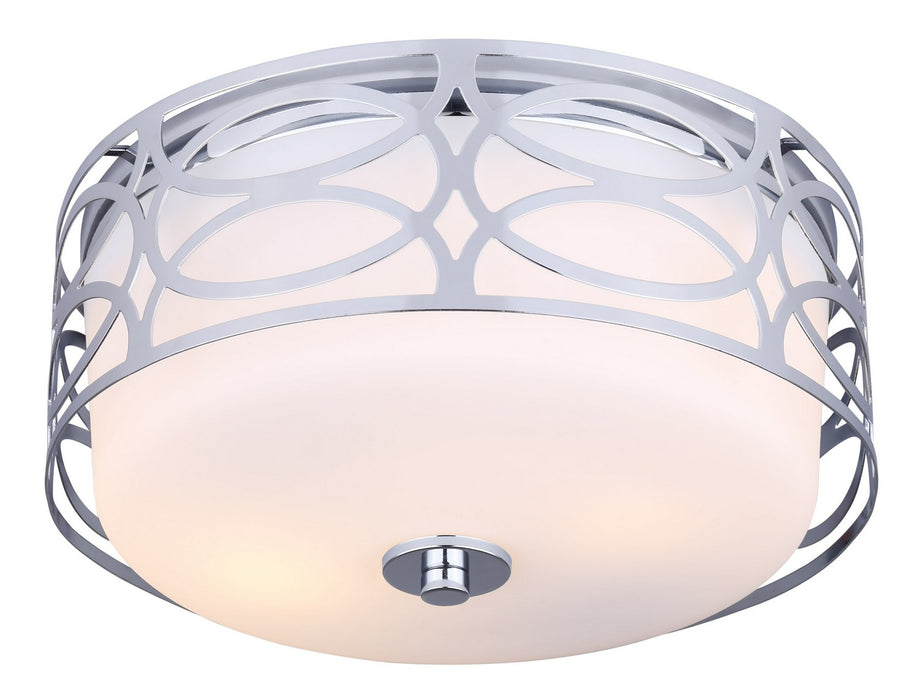 Canarm IFM173B12CH Two Light Flush Mount, Chrome
