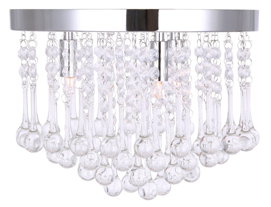 Canarm IFM237B12CH9 Three Light Flush Mount, Chrome