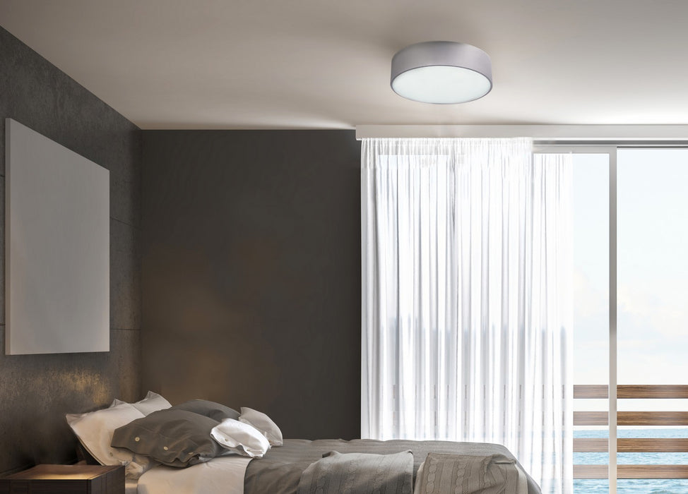 Canarm IFM318A13AL Two Light Flush Mount, Aluminum
