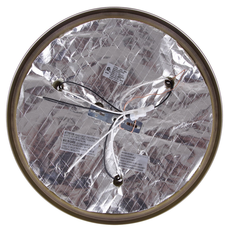 Canarm IFM415BN Three Light Flush Mount, Brushed Nickel