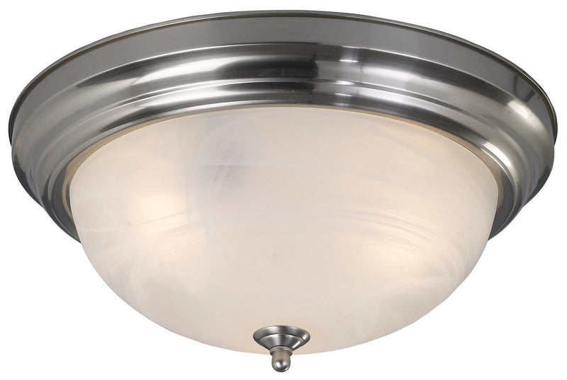 Canarm IFM415BN Three Light Flush Mount, Brushed Nickel