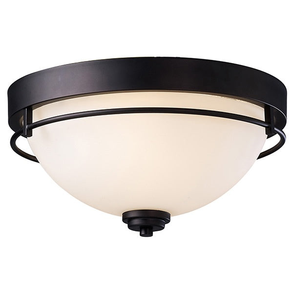 Canarm IFM421A15ORB Three Light Flush Mount, Oil Rubbed Bronze