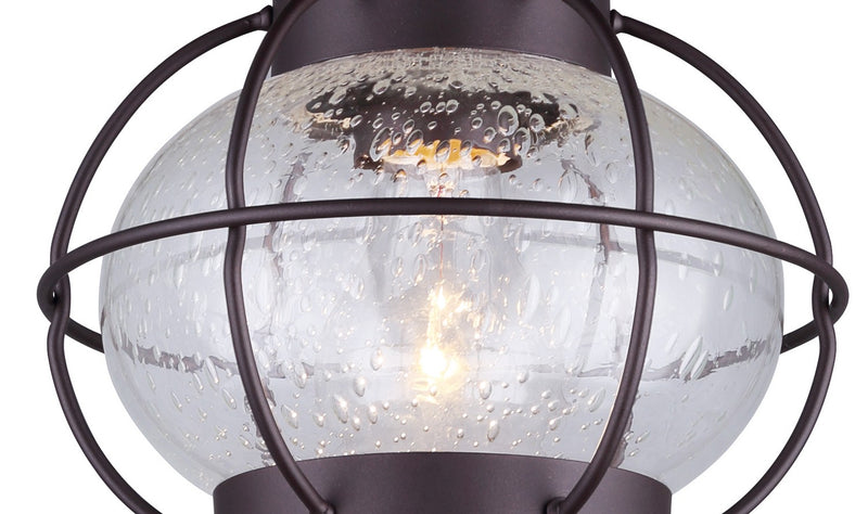 Canarm IFM636A08ORB One Light Flush Mount, Oil Rubbed Bronze