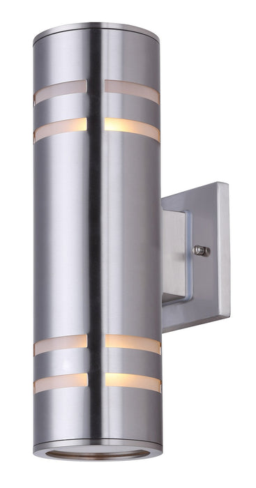 Canarm IOL256BN Two Light Outdoor Lantern, Brushed Nickel