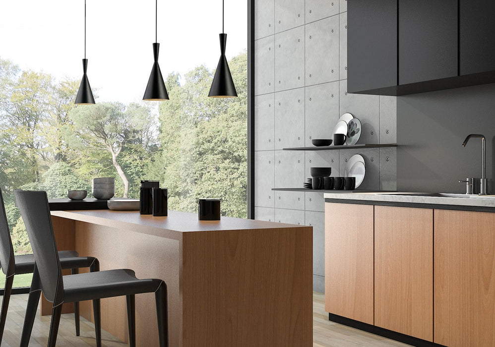 Canarm IPL183B01BK One Light Pendant, Black