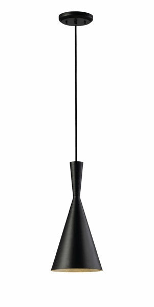 Canarm IPL183B01BK One Light Pendant, Black