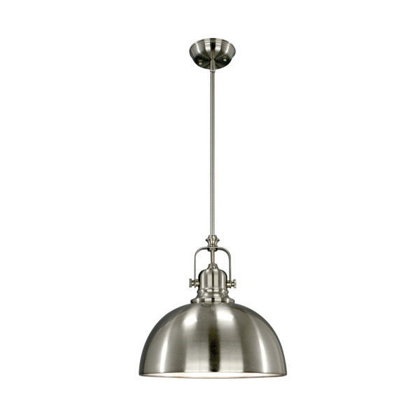 Canarm IPL222B01BN One Light Pendant, Brushed Nickel