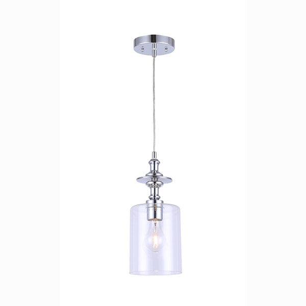Canarm IPL276B01CH One Light Pendant, Chrome