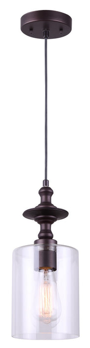 Canarm IPL276B01ORB One Light Pendant, Oil Rubbed Bronze