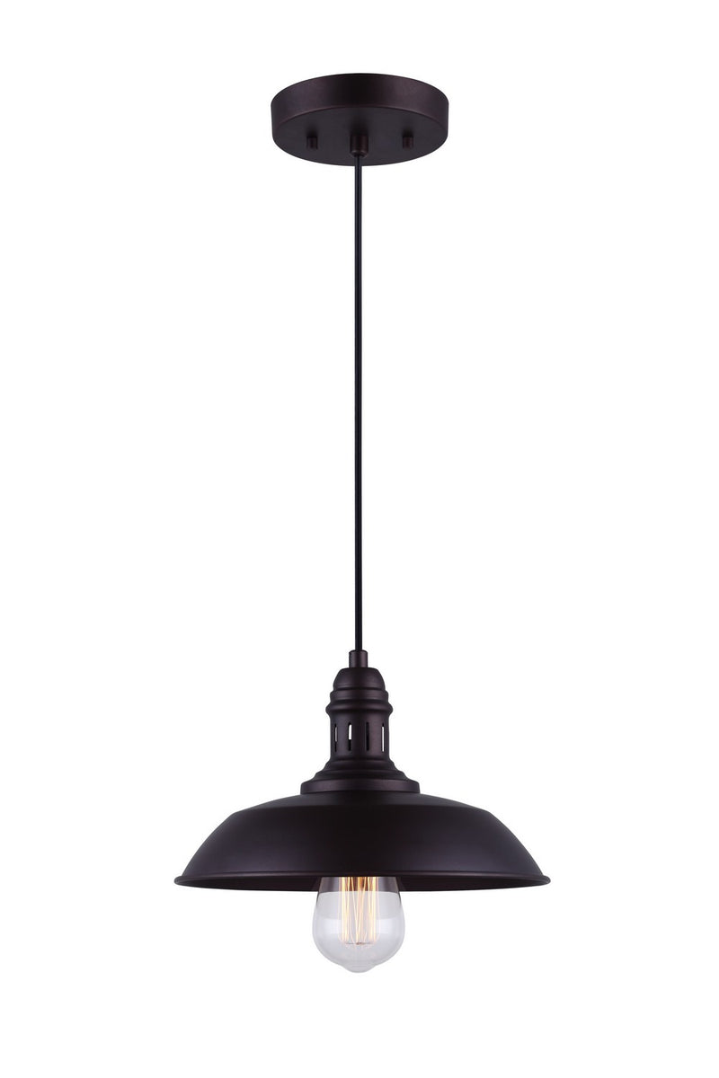 Canarm IPL351B01ORB One Light Pendant, Oil Rubbed Bronze