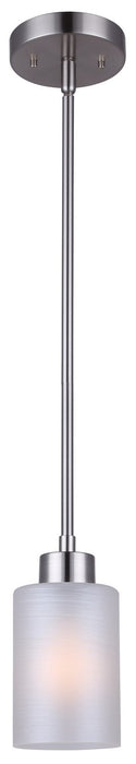 Canarm IPL359A01BPT One Light Pendant, Brushed Pewter