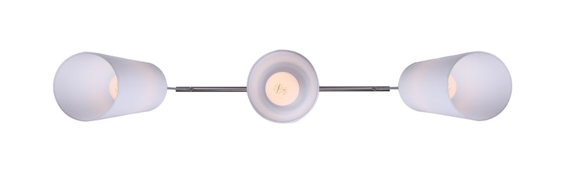 Canarm IPL379A03BPT Three Light Pendant, Brushed Pewter