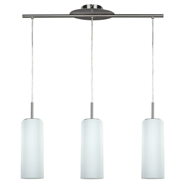 Canarm IPL379A03BPT Three Light Pendant, Brushed Pewter