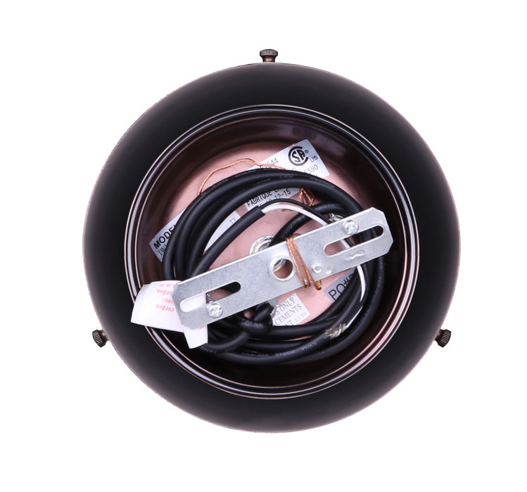 Canarm IPL409B01BKA One Light Pendant, Bronze And Black