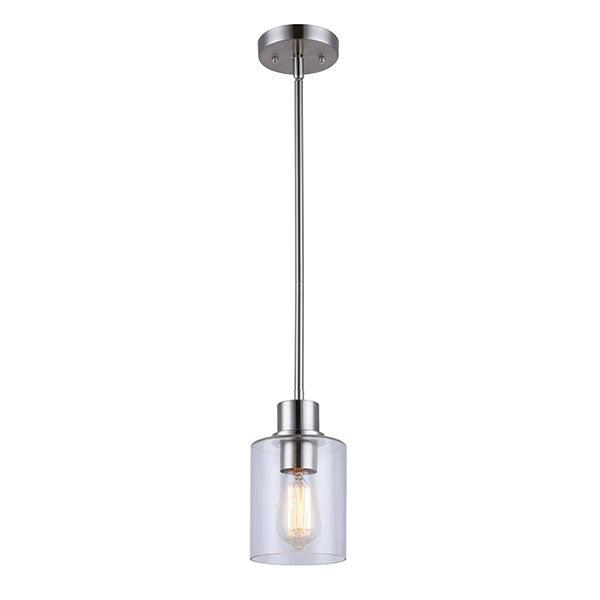 Canarm IPL531A01BN One Light Pendant, Brushed Nickel