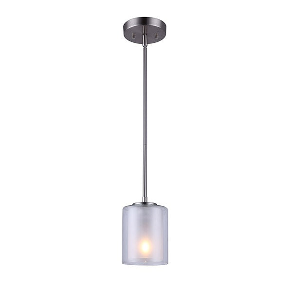 Canarm IPL575A01BN One Light Pendant, Brushed Nickel