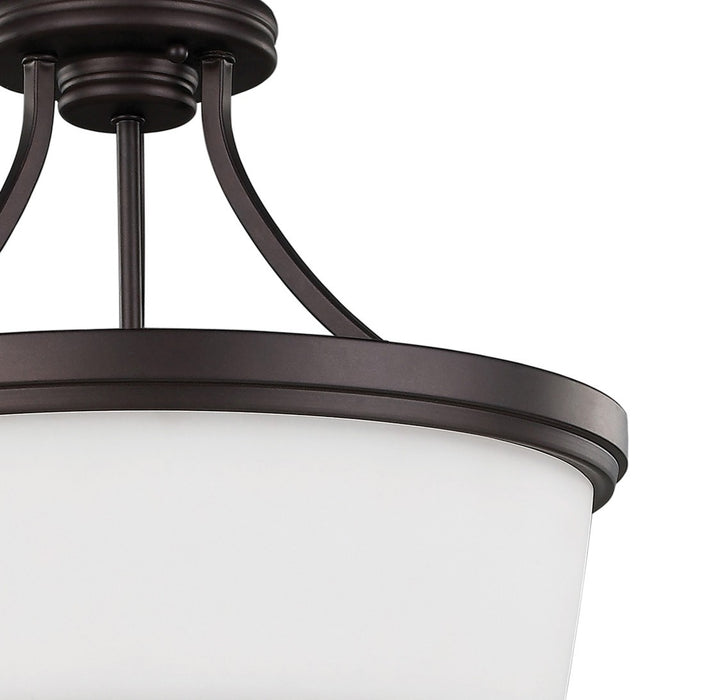 Canarm ISF286A03ORB Three Light Semi Flush Mount, Oil Rubbed Bronze