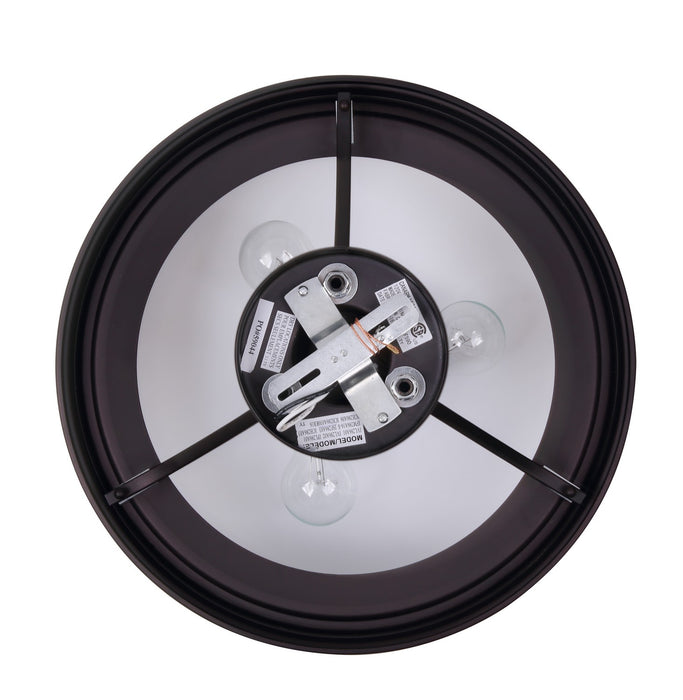 Canarm ISF286A03ORB Three Light Semi Flush Mount, Oil Rubbed Bronze