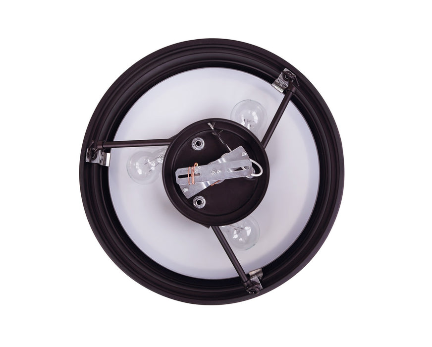 Canarm ISF624A03ORB Three Light Semi Flush Mount, Oil Rubbed Bronze