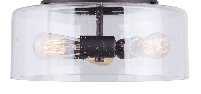 Canarm ISF633A03ORB Three Light Semi Flush Mount, Oil Rubbed Bronze