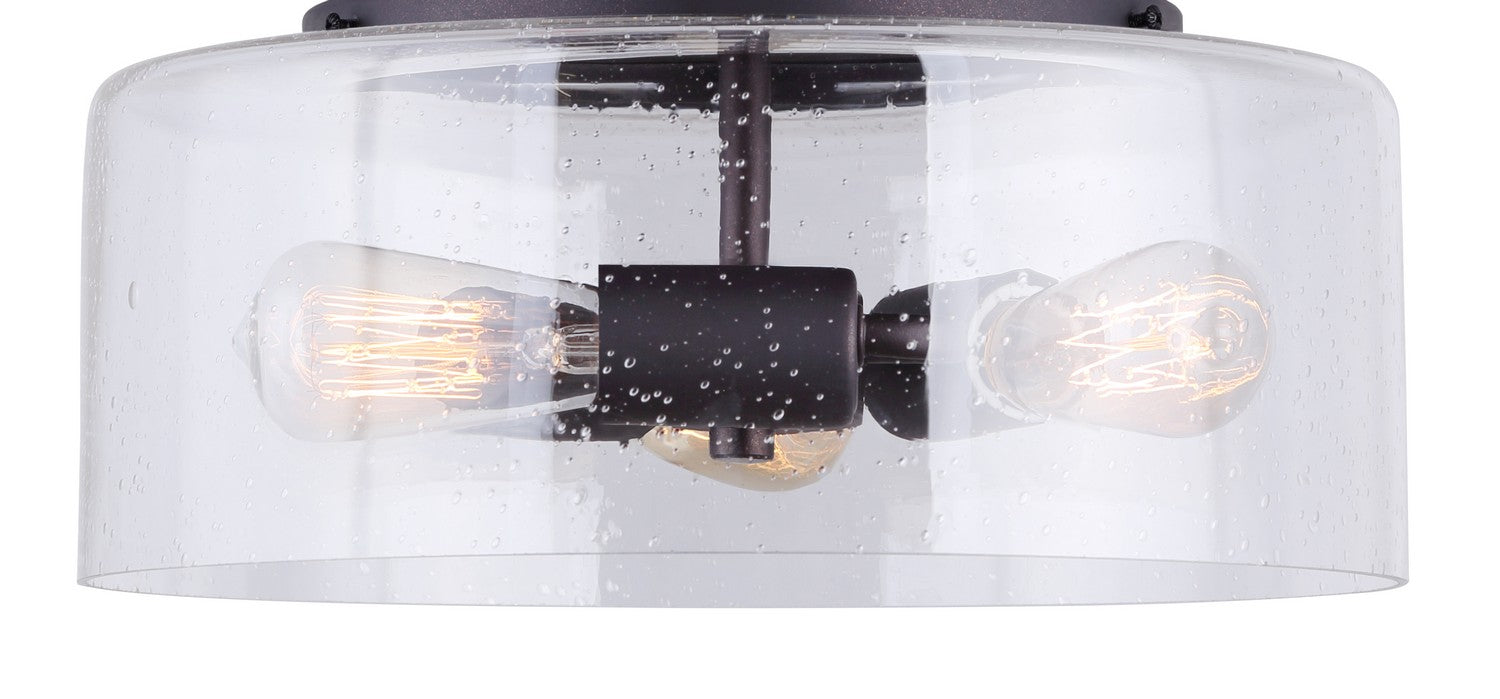Canarm ISF633A03ORB Three Light Semi Flush Mount, Oil Rubbed Bronze