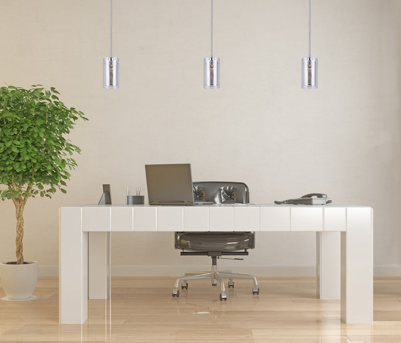 Canarm IST184B01CH10 One Light Pendant, Chrome