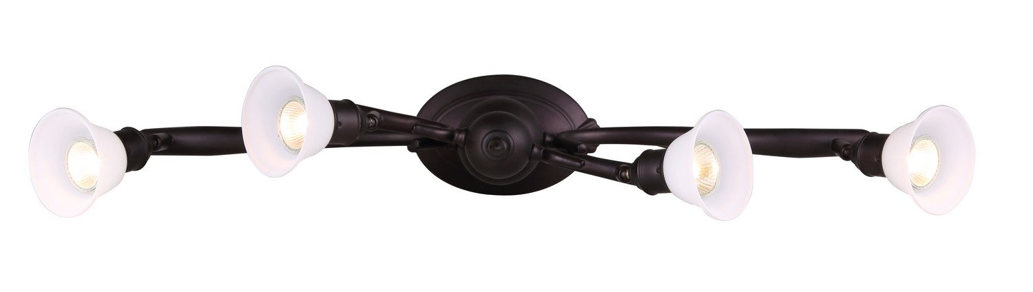 Canarm IT217A04ORB10 Four Light Track, Oil Rubbed Bronze
