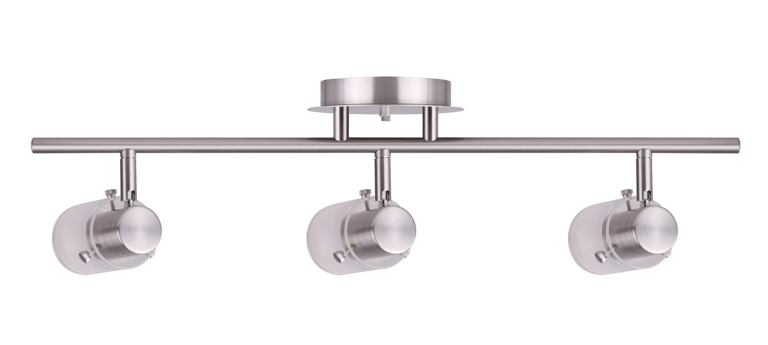 Canarm IT406A03BN10 Six Light Track, Brushed Nickel