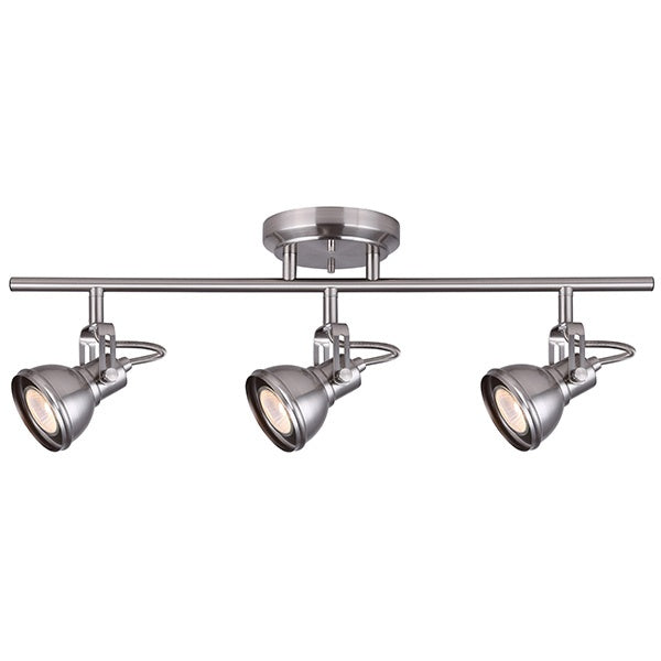 Canarm IT622A03BN10 Three Light Track, Brushed Nickel
