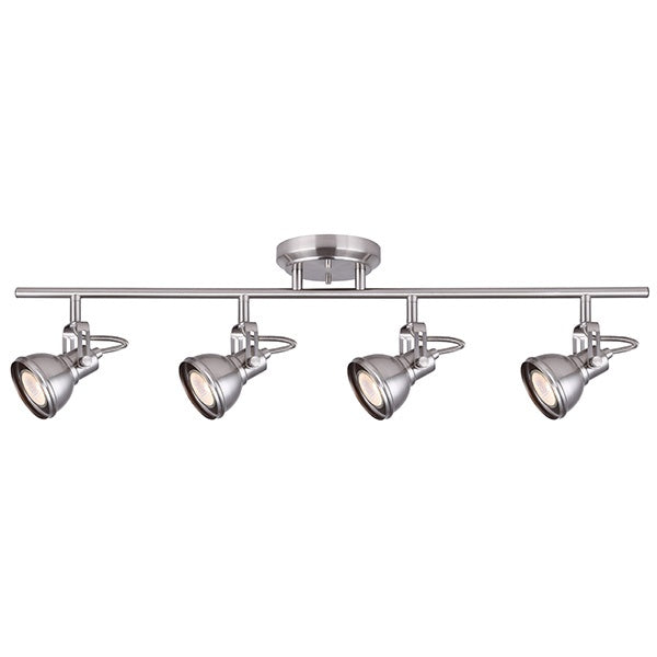 Canarm IT622A04BN10 Four Light Track, Brushed Nickel