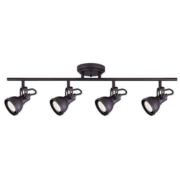 Canarm IT622A04ORB10 Four Light Track, Oil Rubbed Bronze