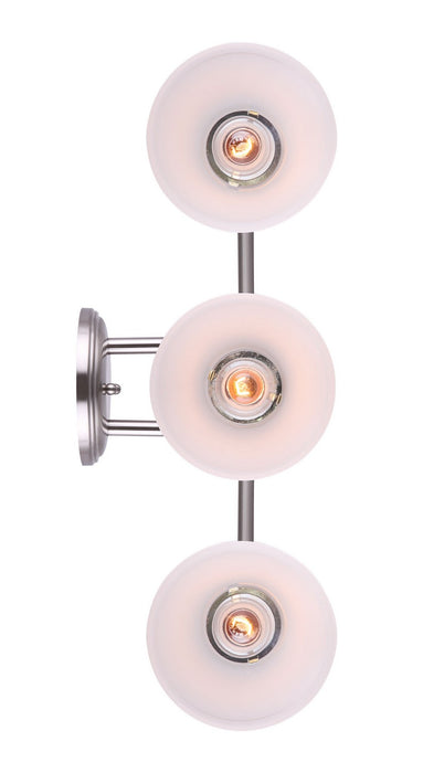 Canarm IVL221A03BPT Three Light Vanity, Brushed Pewter
