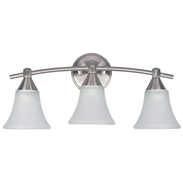 Canarm IVL221A03BPT Three Light Vanity, Brushed Pewter