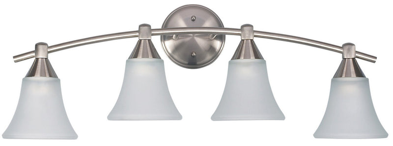 Canarm IVL221A04BPT Four Light Vanity, Brushed Pewter