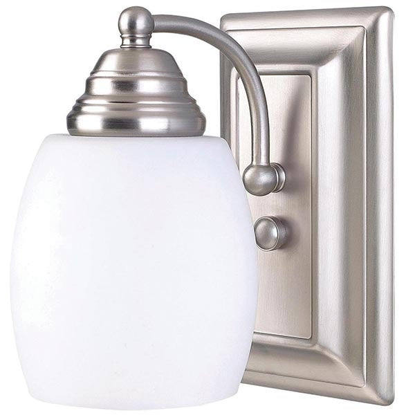 Canarm IVL259A01BPT One Light Vanity, Brushed Pewter