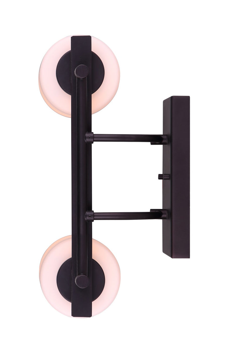 Canarm IVL363A02ORB Two Light Vanity, Oil Rubbed Bronze