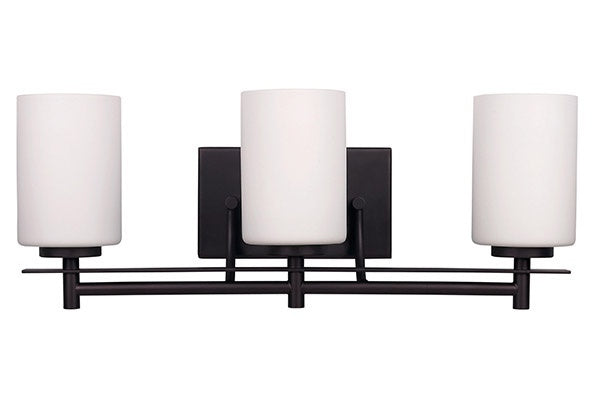 Canarm IVL363A03ORB Three Light Vanity, Oil Rubbed Bronze