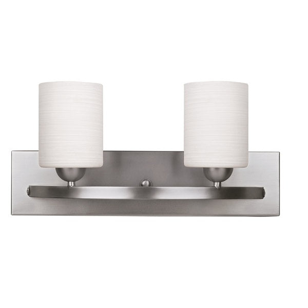 Canarm IVL370A02BPT Two Light Vanity, Brushed Pewter