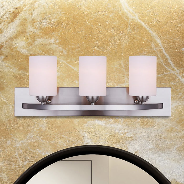 Canarm IVL370A03BPT Three Light Vanity, Brushed Pewter