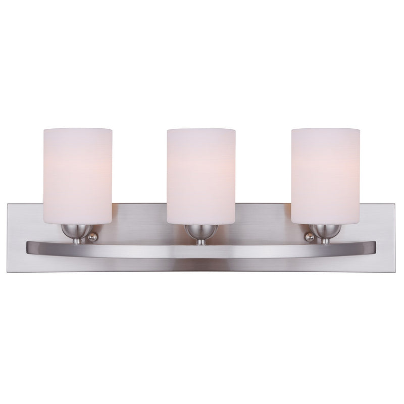Canarm IVL370A03BPT Three Light Vanity, Brushed Pewter
