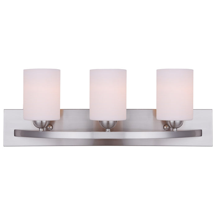 Canarm IVL370A03BPT Three Light Vanity, Brushed Pewter