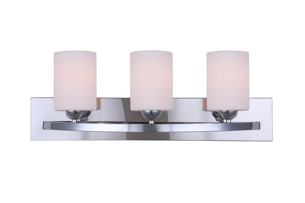 Canarm IVL370A03CH-O Three Light Vanity, Chrome