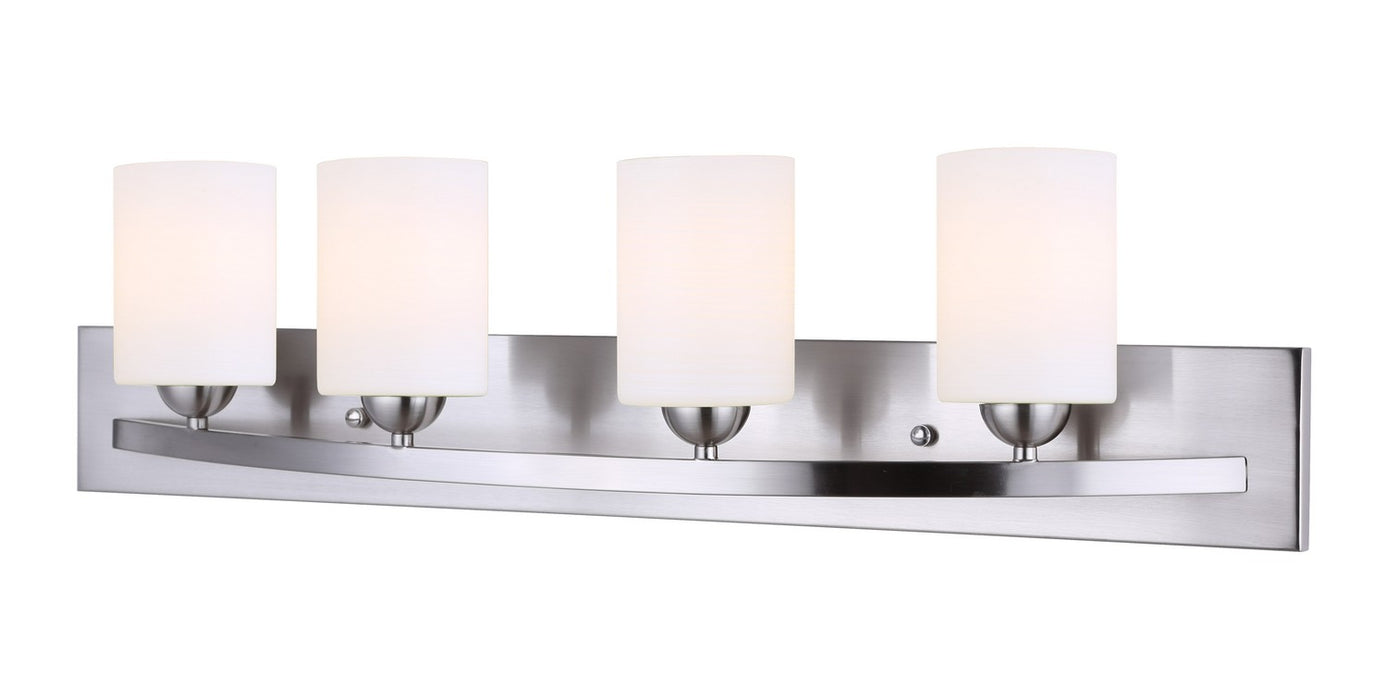 Canarm IVL370A04BPT Four Light Vanity, Brushed Pewter