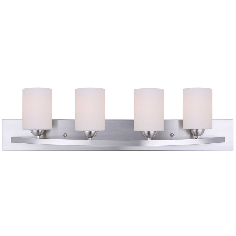 Canarm IVL370A04BPT Four Light Vanity, Brushed Pewter