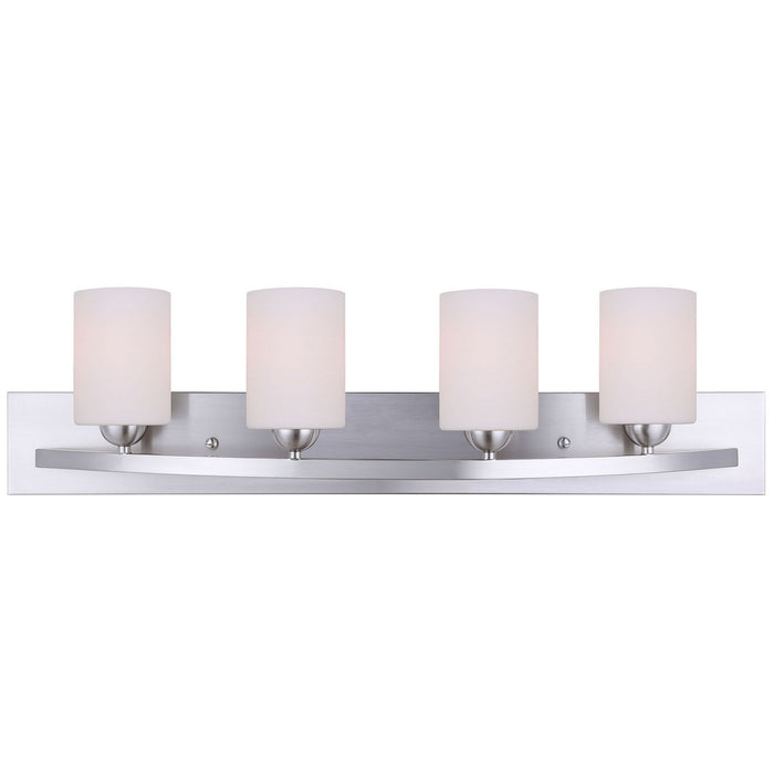 Canarm IVL370A04BPT Four Light Vanity, Brushed Pewter
