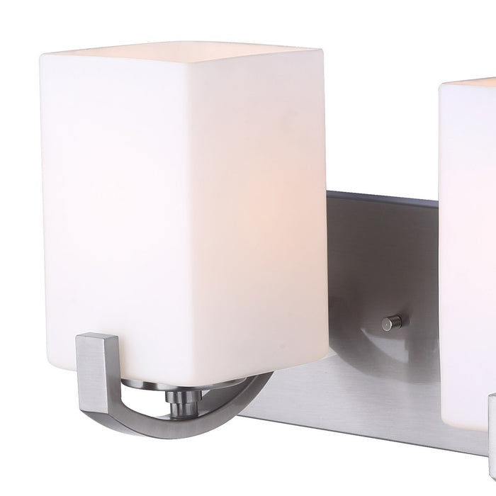 Canarm IVL422A02BN Two Light Vanity, Brushed Nickel