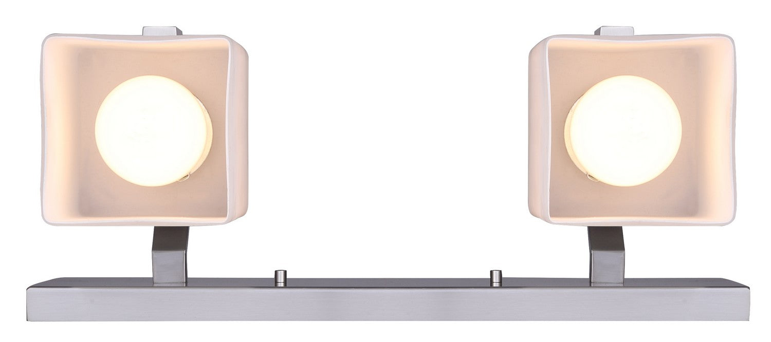Canarm IVL422A02BN Two Light Vanity, Brushed Nickel
