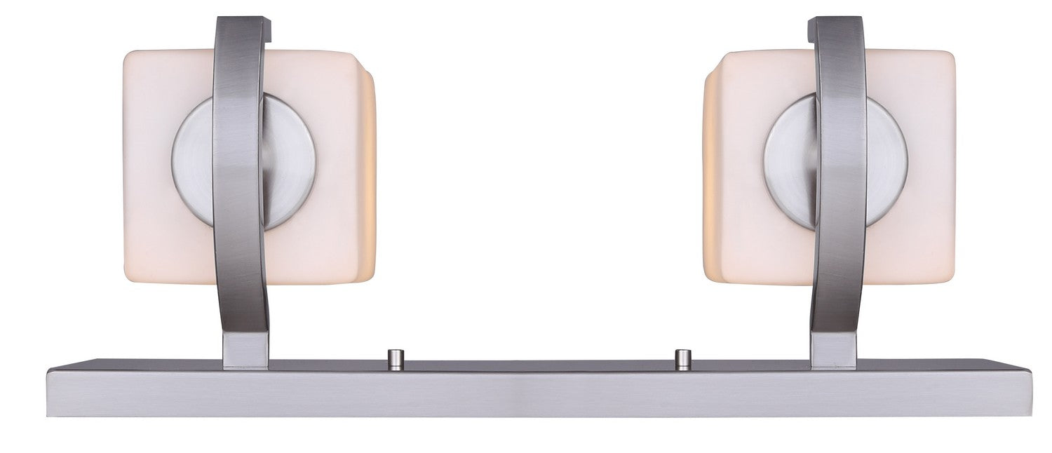 Canarm IVL422A02BN Two Light Vanity, Brushed Nickel